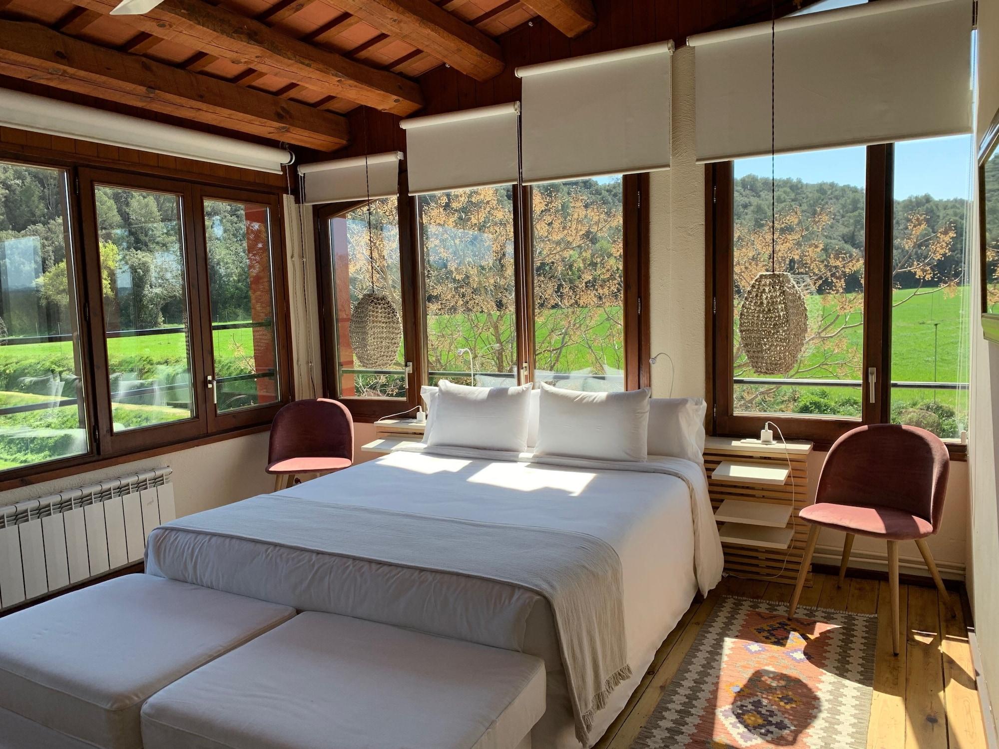 Hotel Masia La Palma Espinavessa ภายนอก รูปภาพ